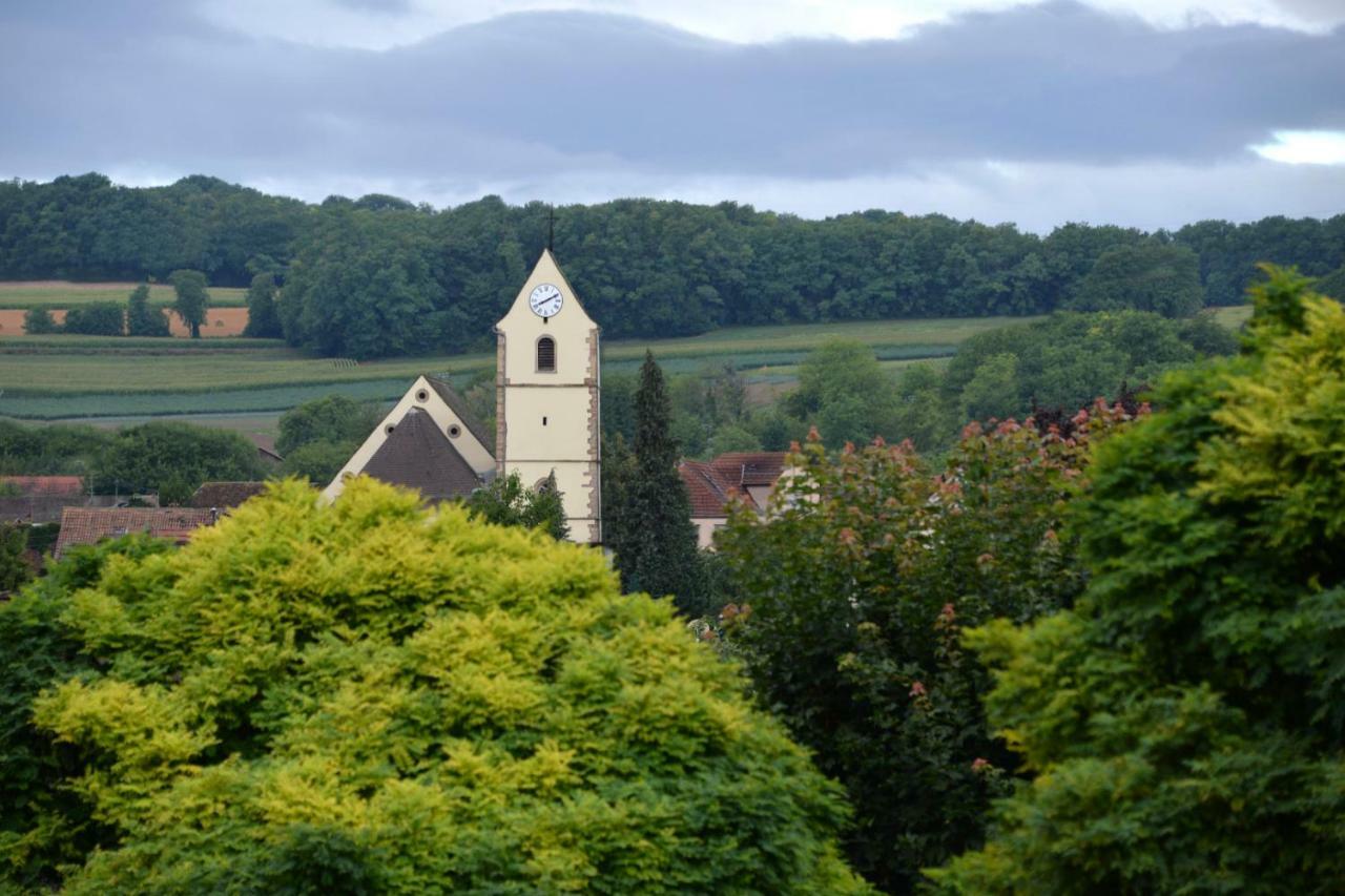 Gite Aux Deux Clochers Zimmersheim Exterior foto