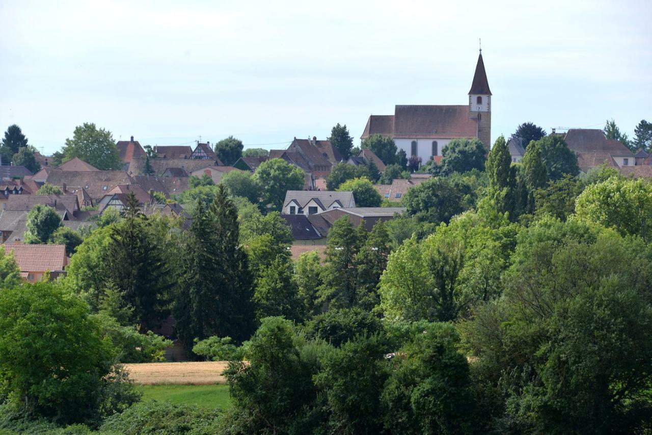 Gite Aux Deux Clochers Zimmersheim Exterior foto